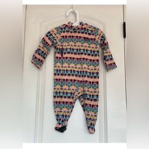 Patagonia baby bunting fleece outfit